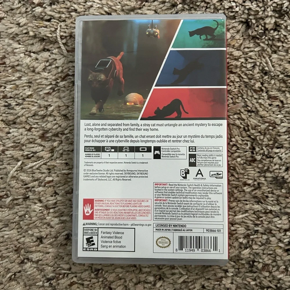 Nintendo Switch - Stray (Orange Cat Cover) - Picture 2 of 3